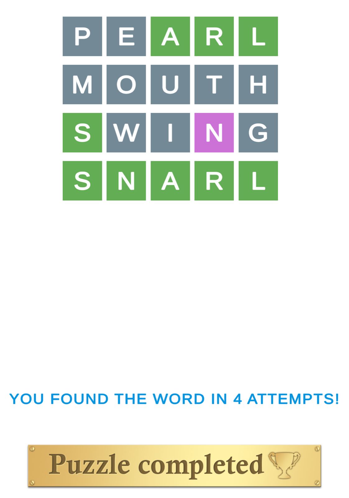 Puzzle Page Wordy January 2 2026