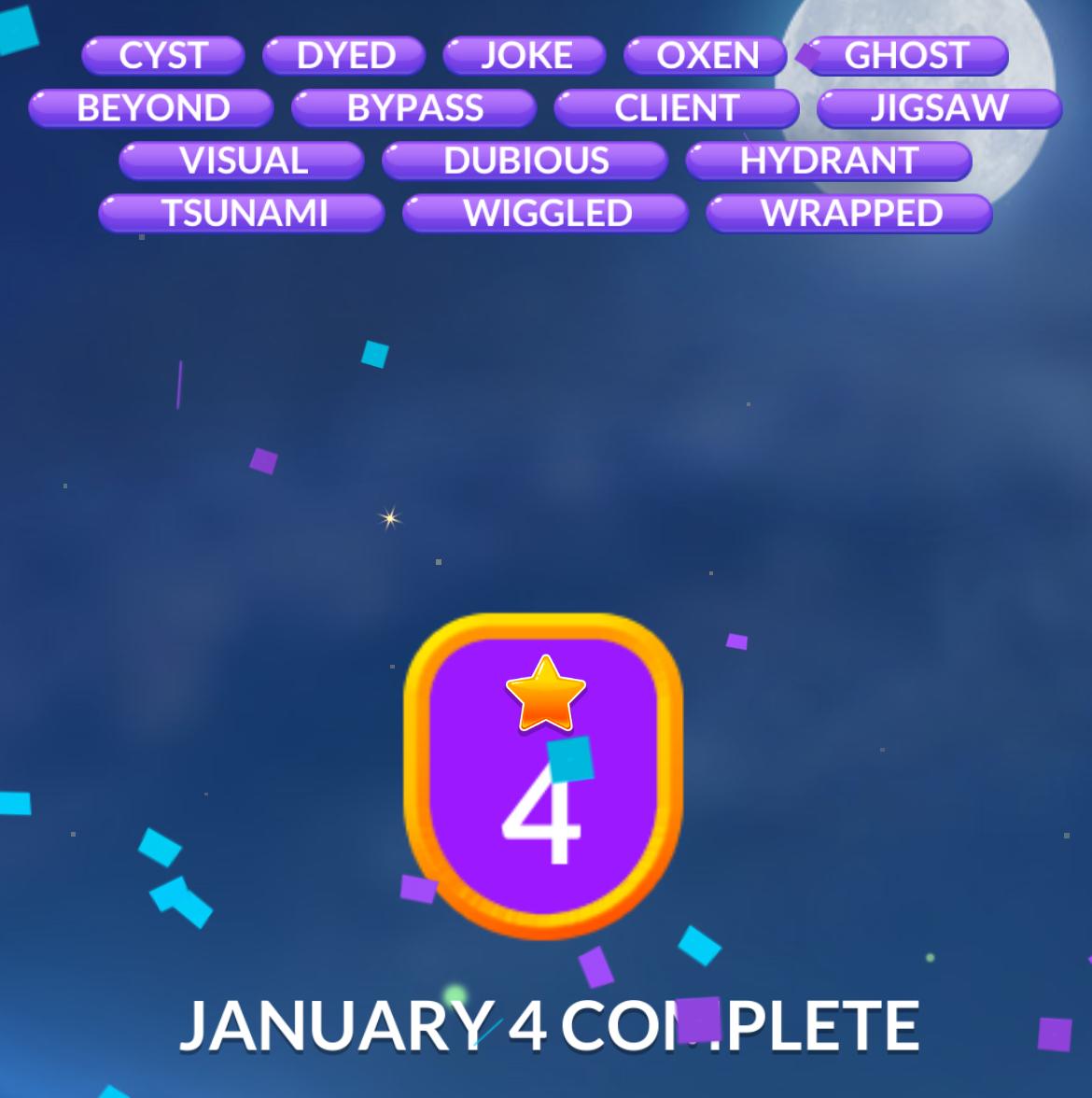 Word Stacks Daily Puzzle January 4 2026 Word Stacks Daily Puzzle January 4 2026