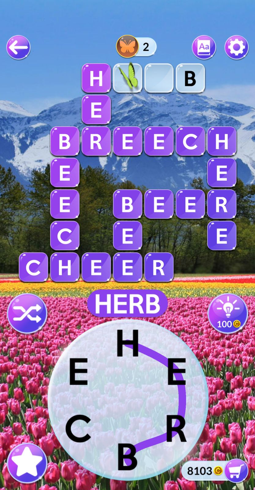 Wordscapes In Bloom Daily January 21 2026