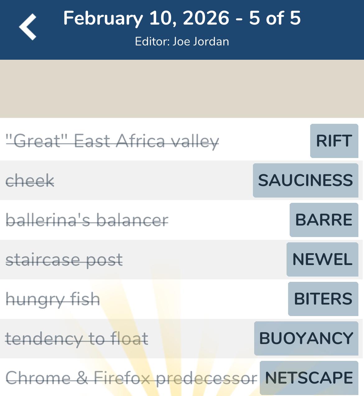 7 Little Words February 10 2026 5