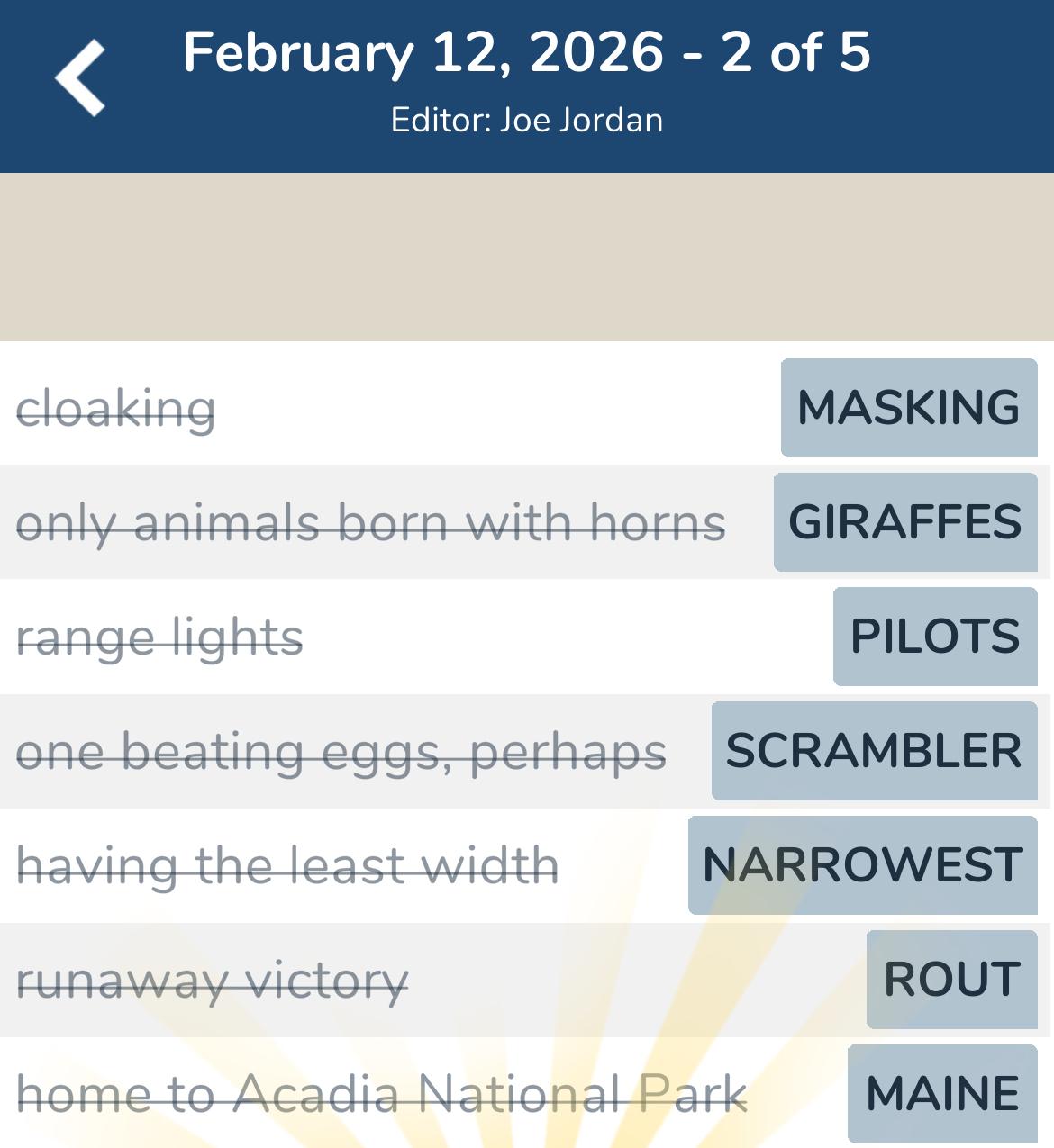 7 Little Words February 12 2026 2