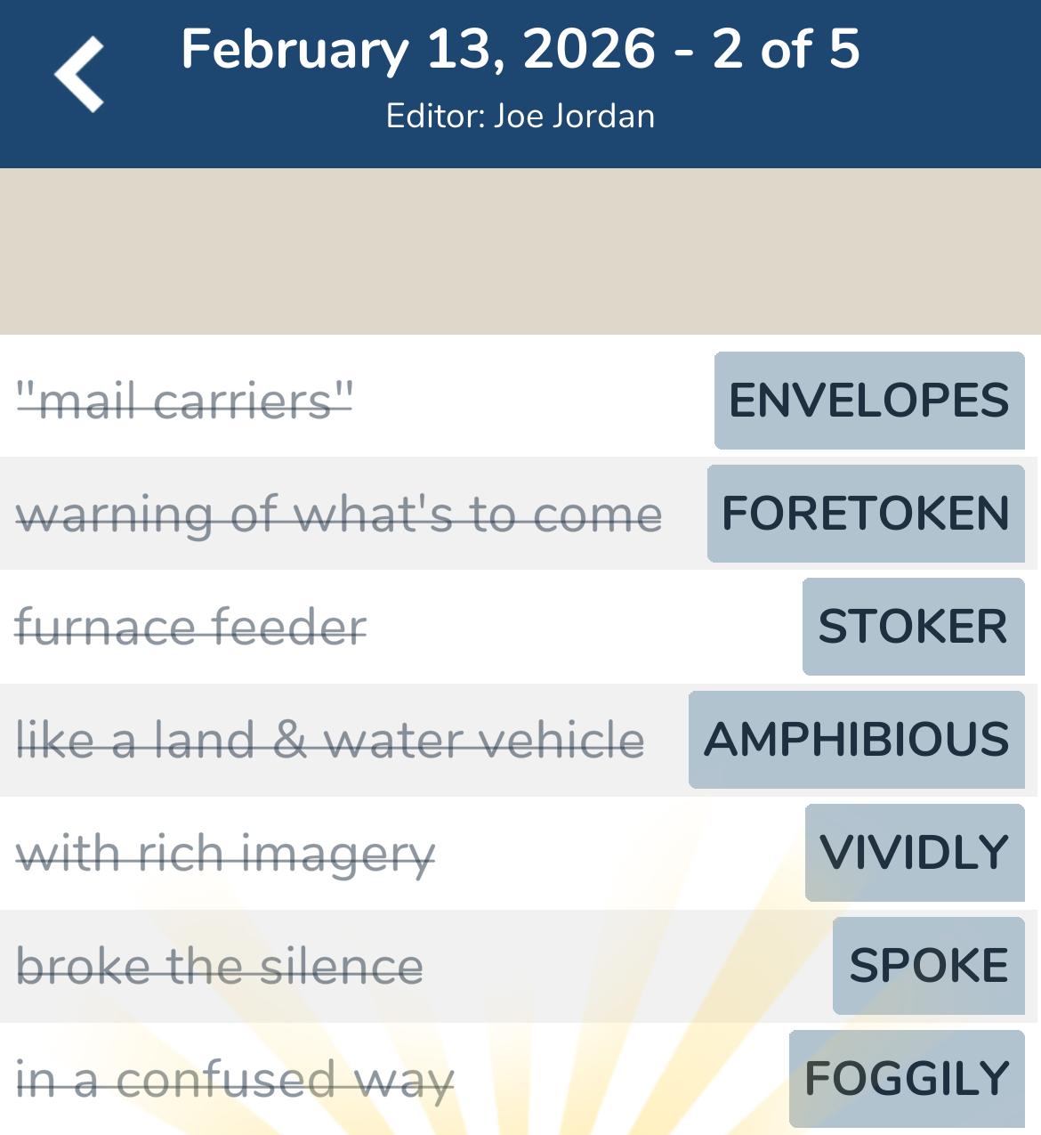 7 Little Words February 13 2026 2