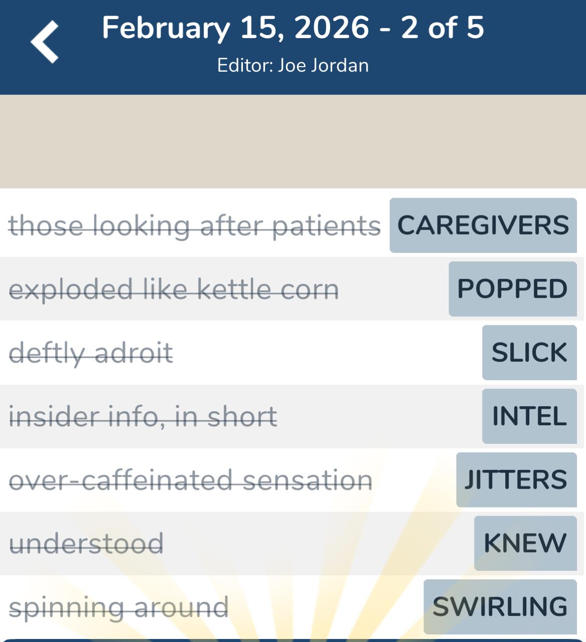 7 Little Words February 15 2026 2