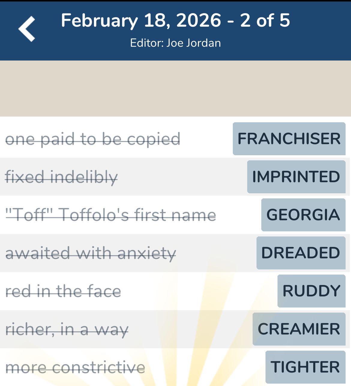 7 Little Words February 18 2026 2