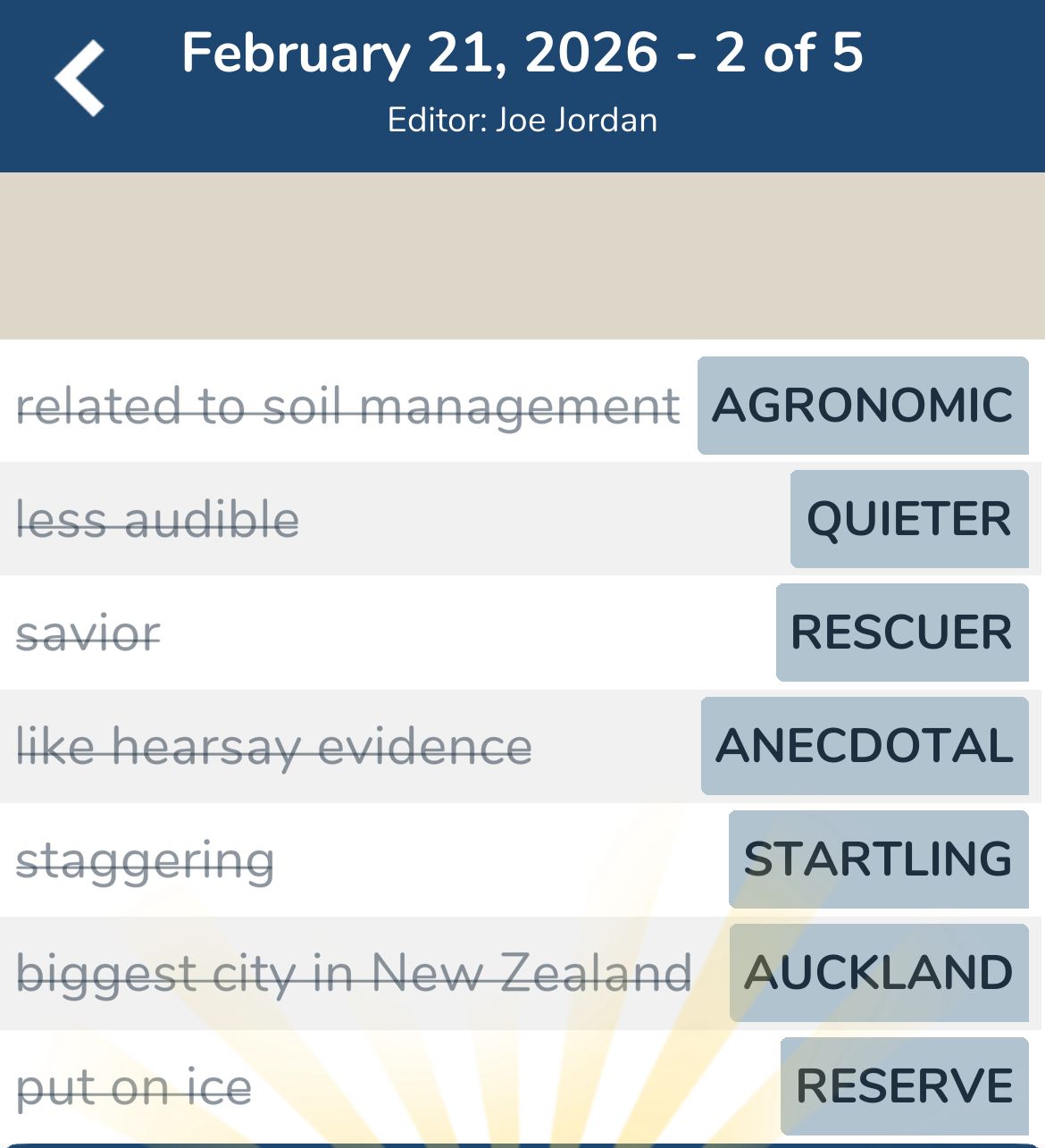 7 Little Words February 21 2026 2