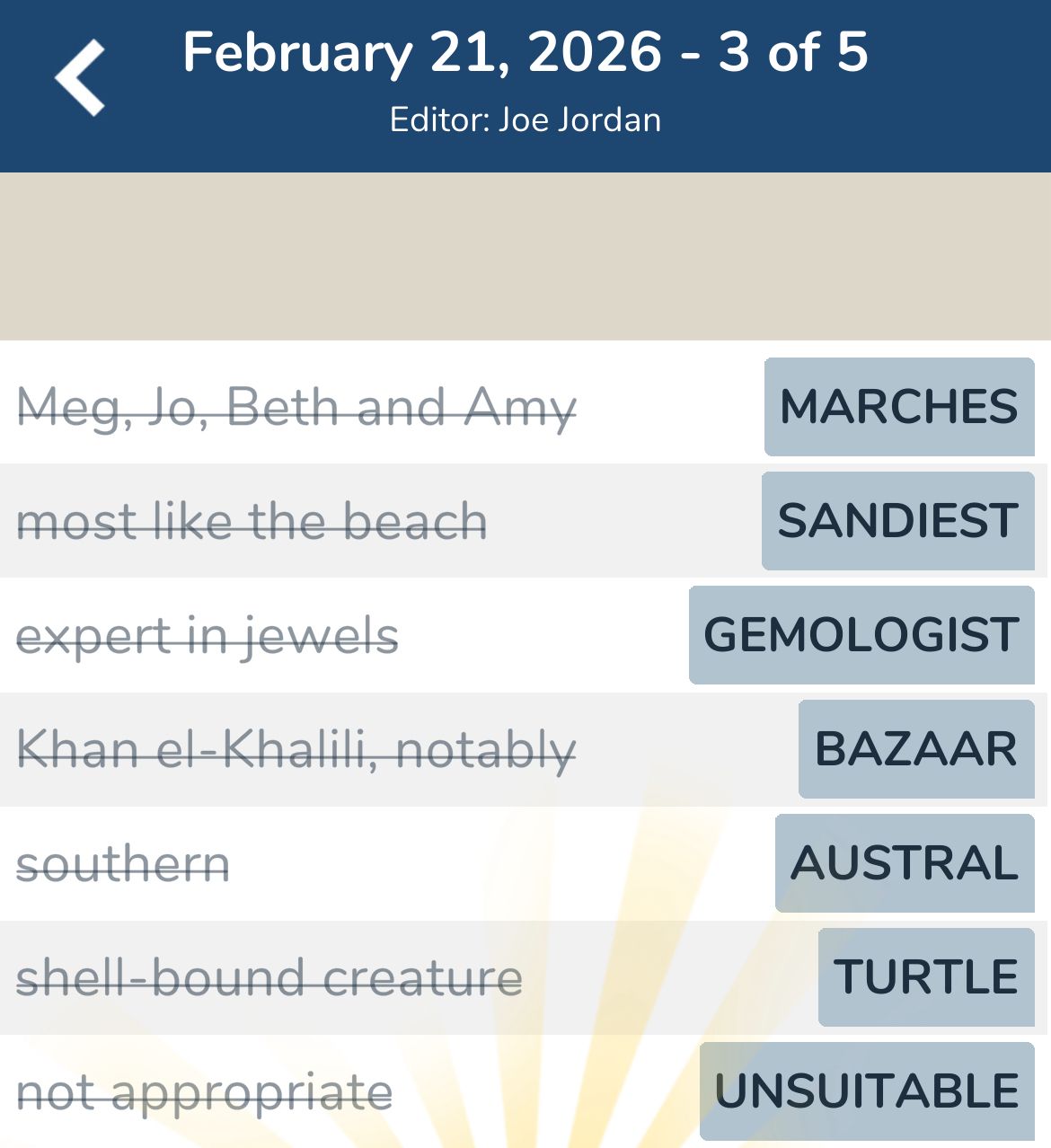 7 Little Words February 21 2026 3