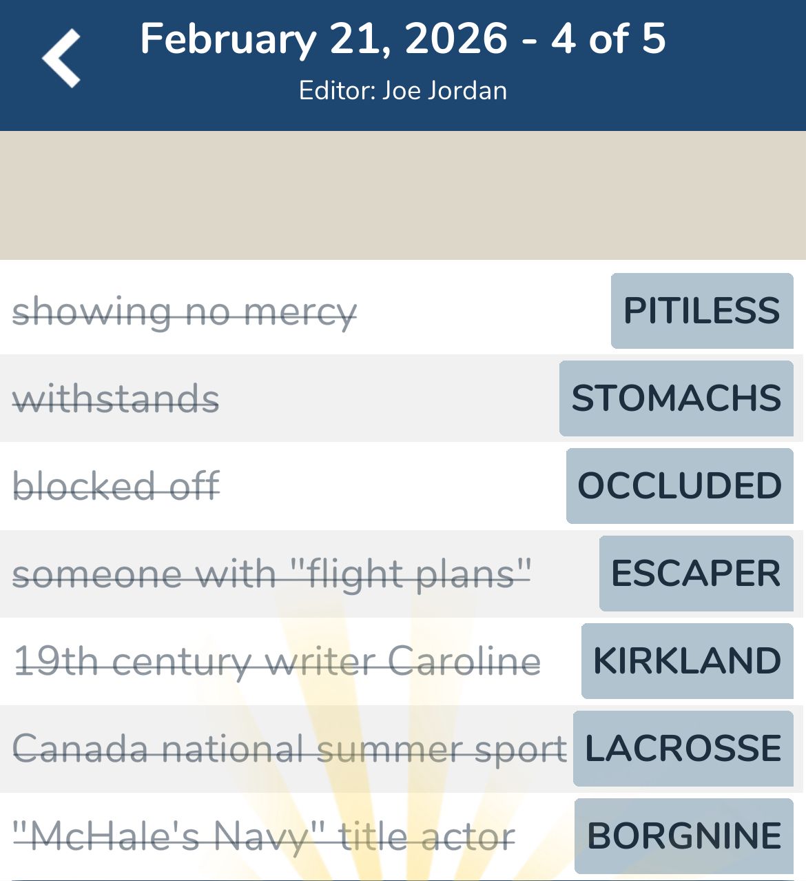 7 Little Words February 21 2026 4