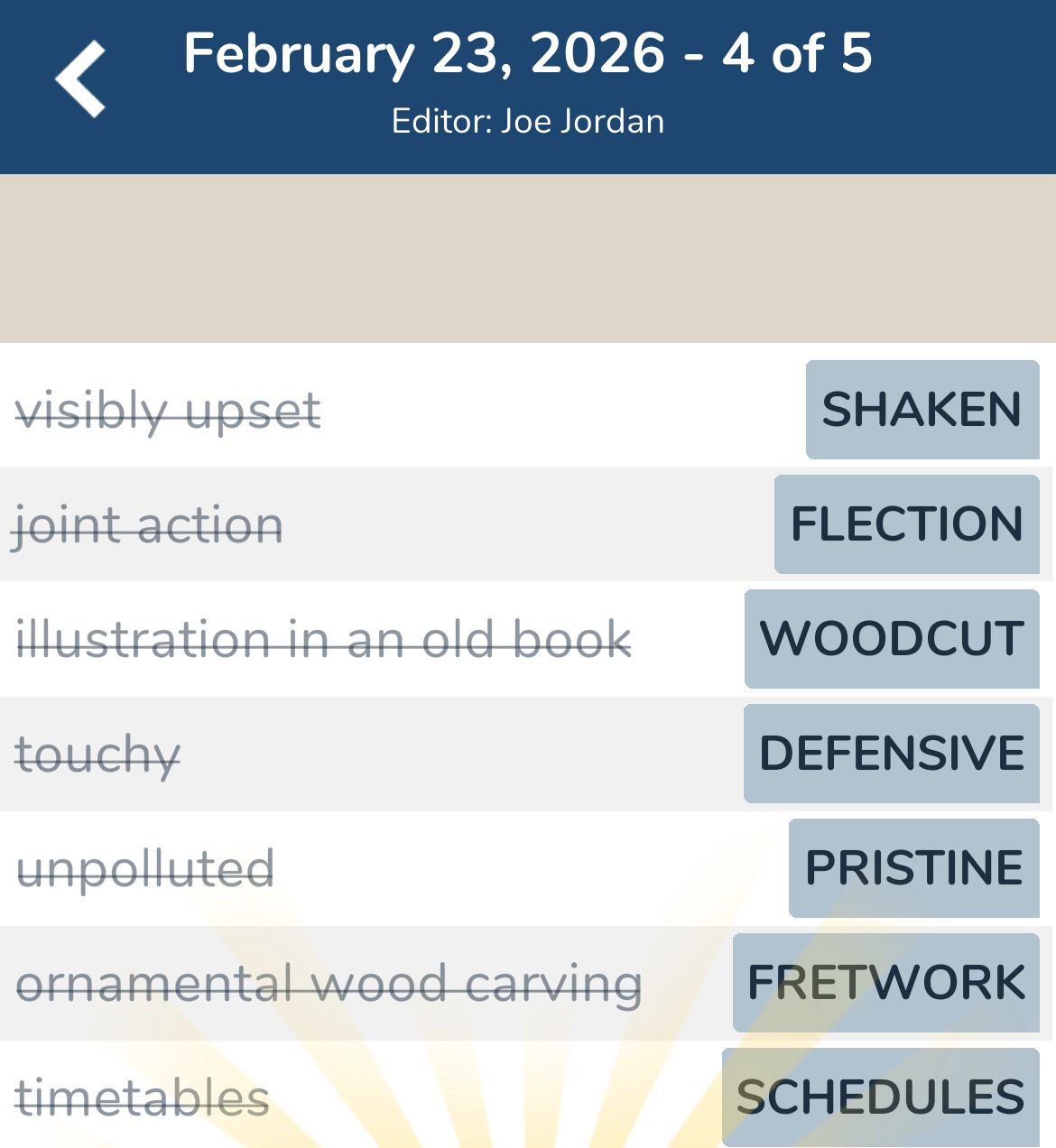 7 Little Words February 23 2026 4