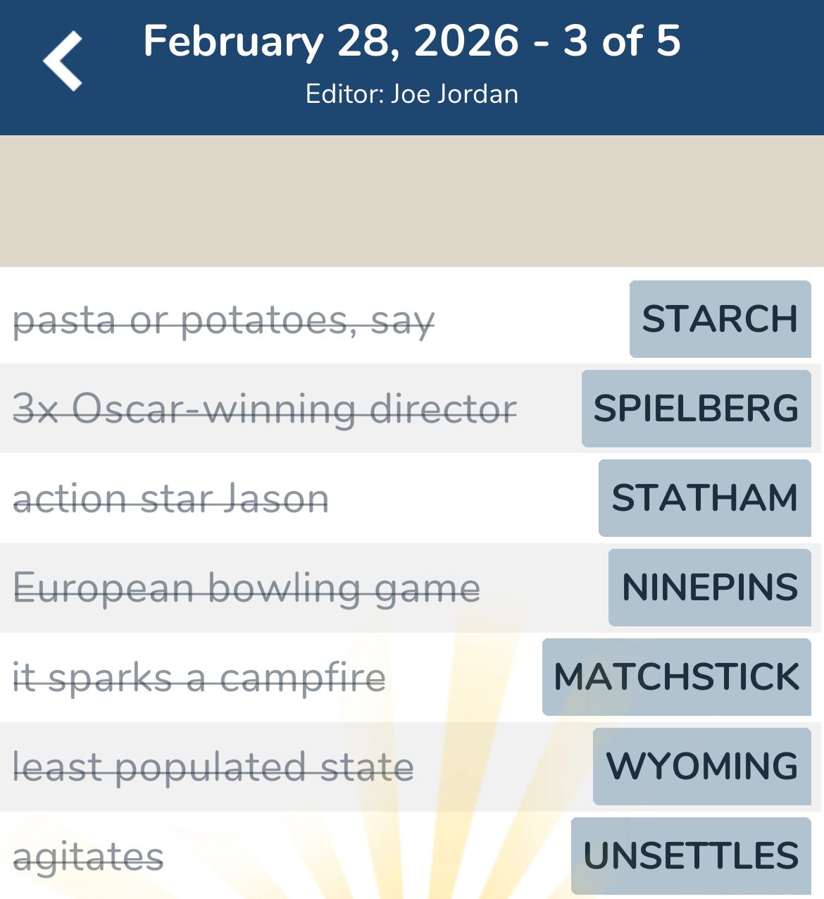 7 Little Words February 28 2026 3 7 Little Words February 28 2026 3