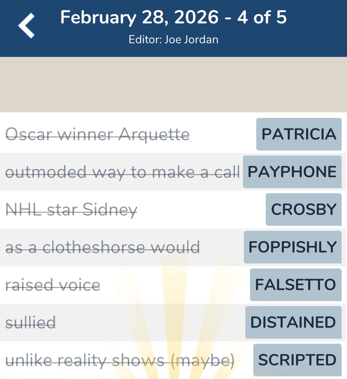 7 Little Words February 28 2026 4 7 Little Words February 28 2026 4