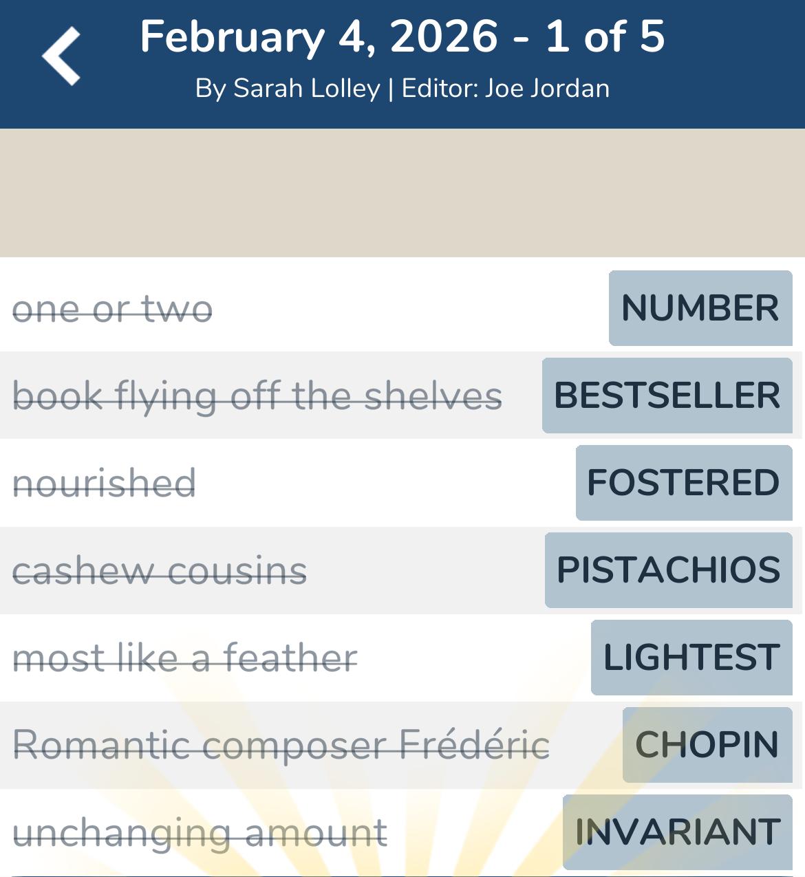 7 Little Words February 4 2026 1 7 Little Words February 4 2026 1
