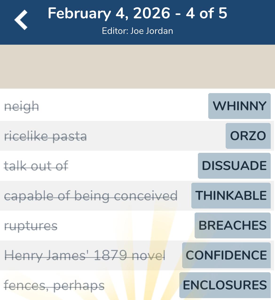 7 Little Words February 4 2026 4 7 Little Words February 4 2026 4