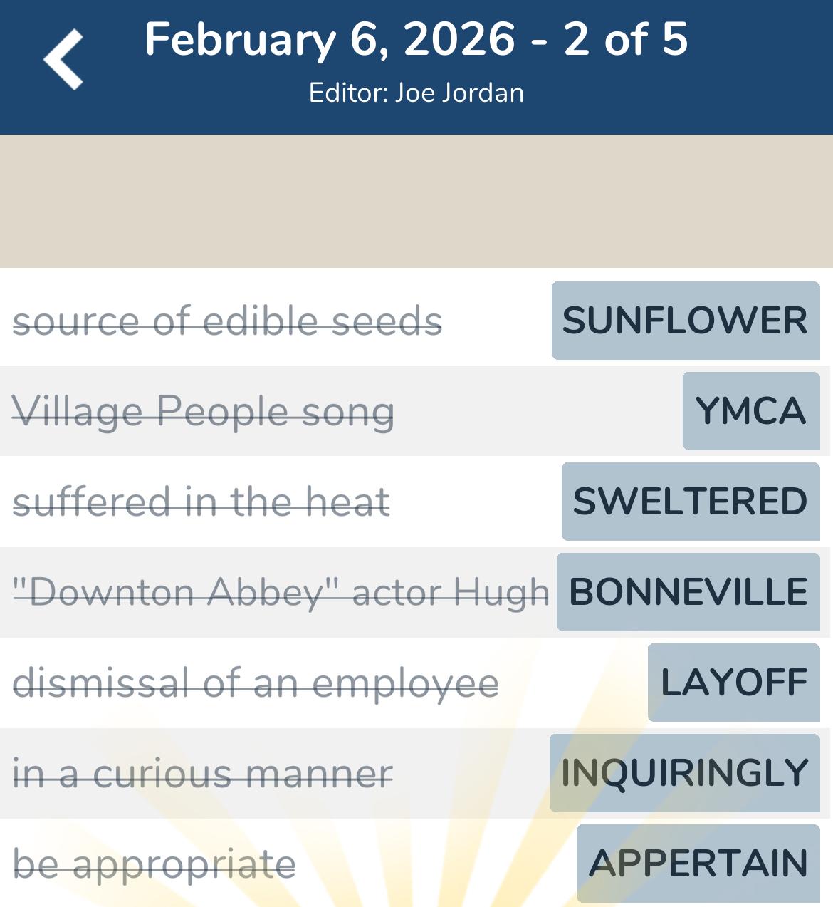 7 Little Words February 6 2026 2