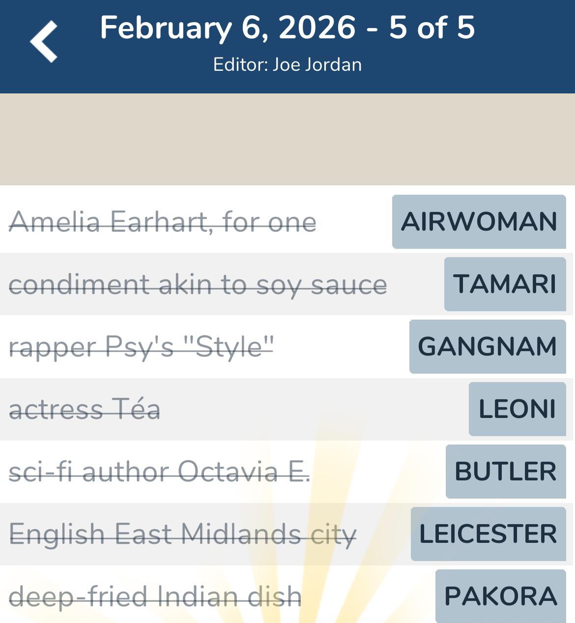 7 Little Words February 6 2026 5