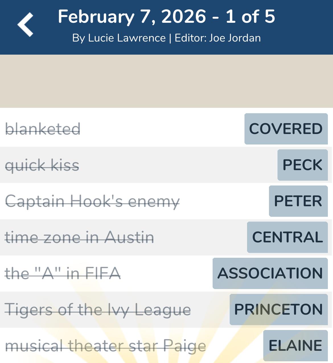 7 Little Words February 7 2026 1