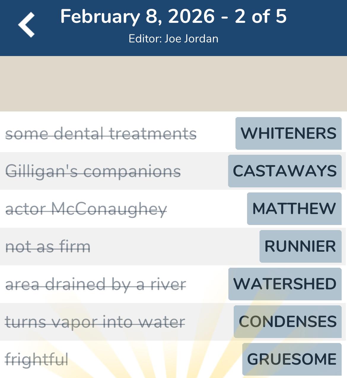 7 Little Words February 8 2026 2