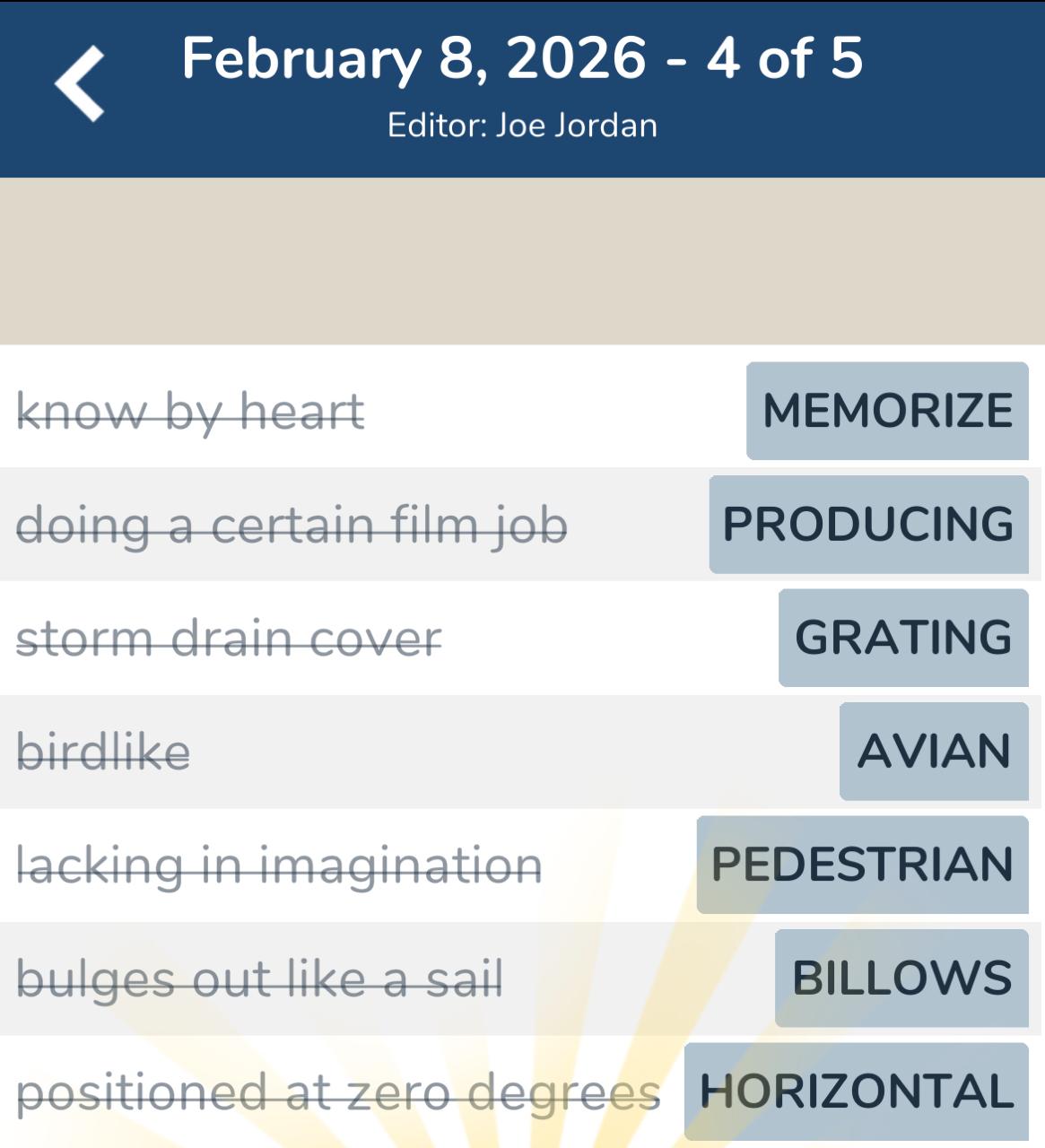 7 Little Words February 8 2026 4
