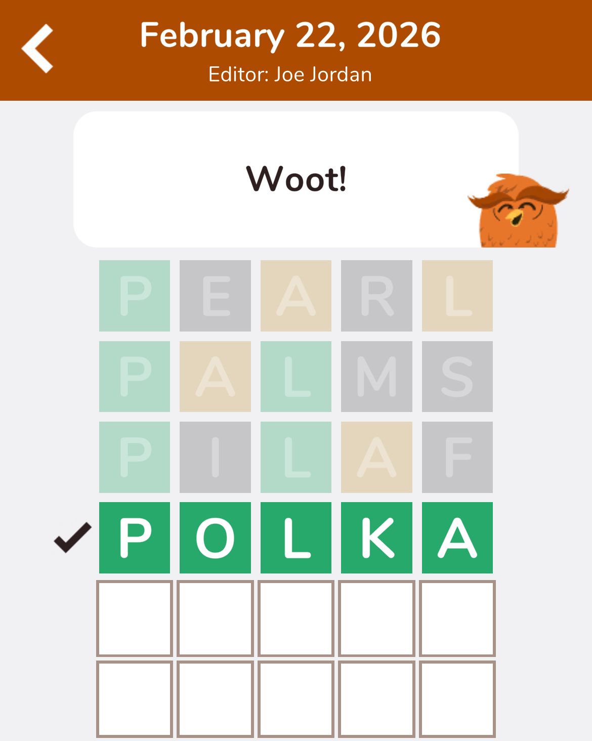 7 Little Words Hootle February 22 2026