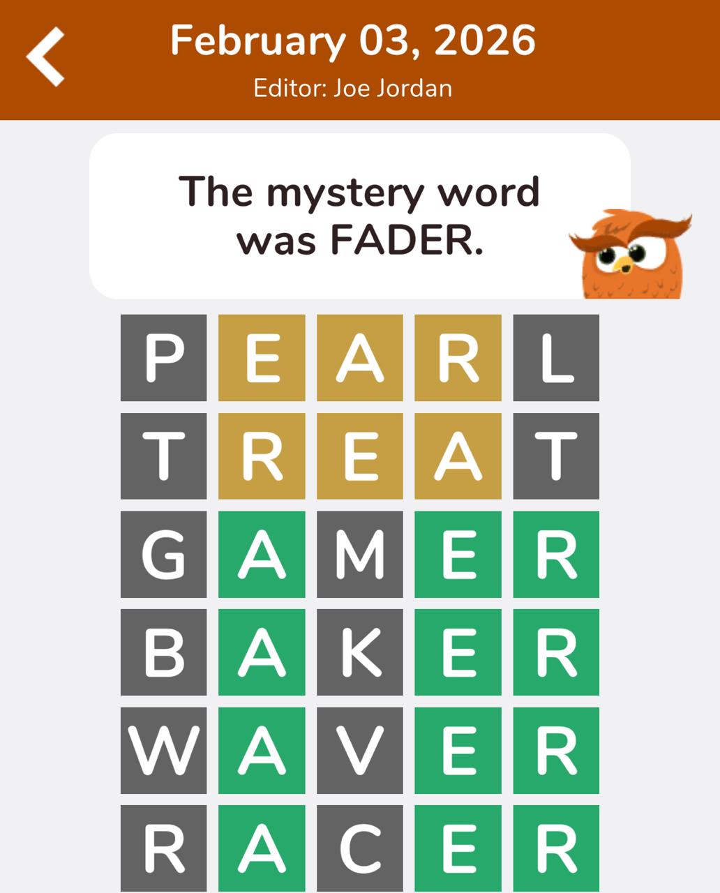 7 Little Words Hootle February 3 2026