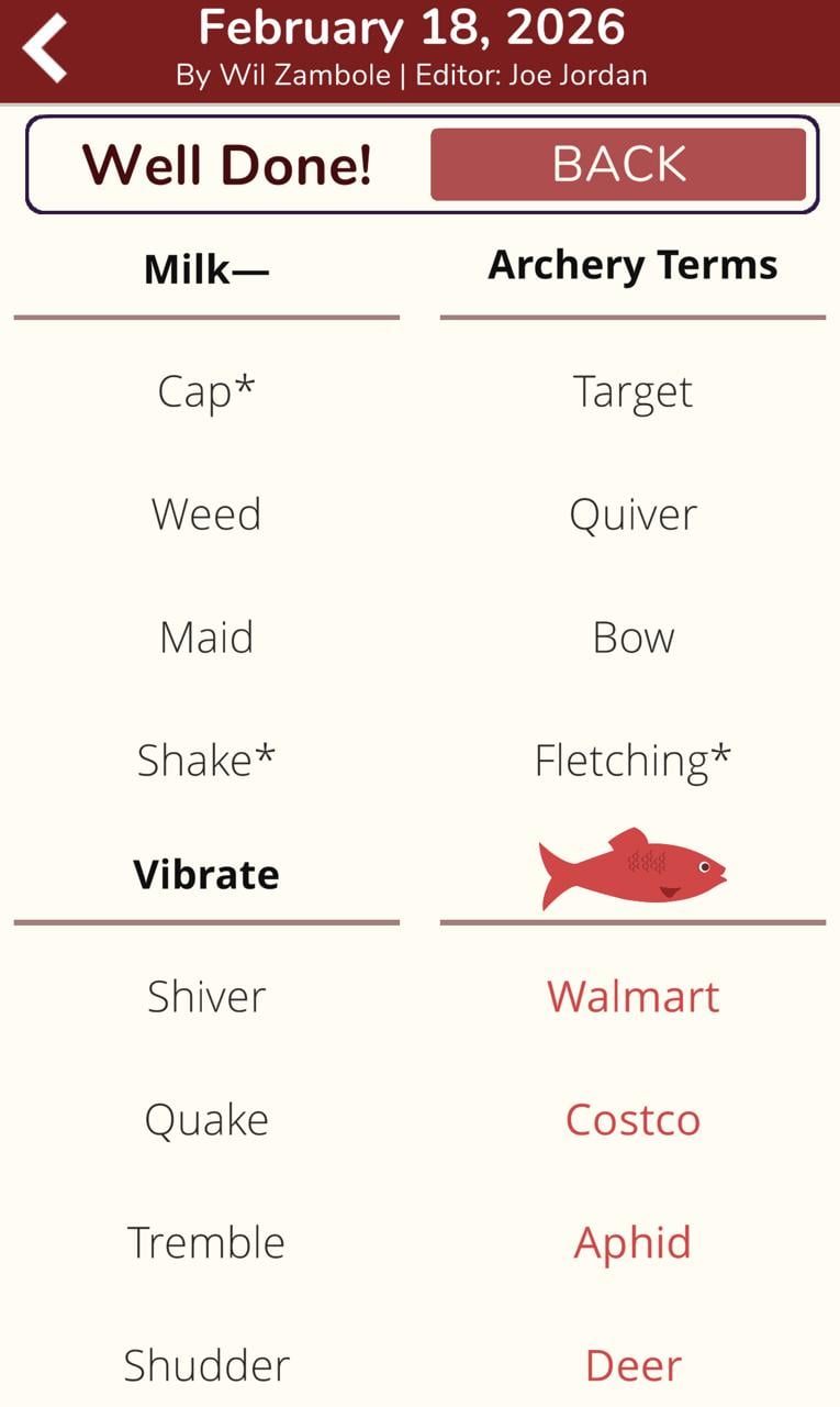 7 Little Words Red Herring February 18 2026