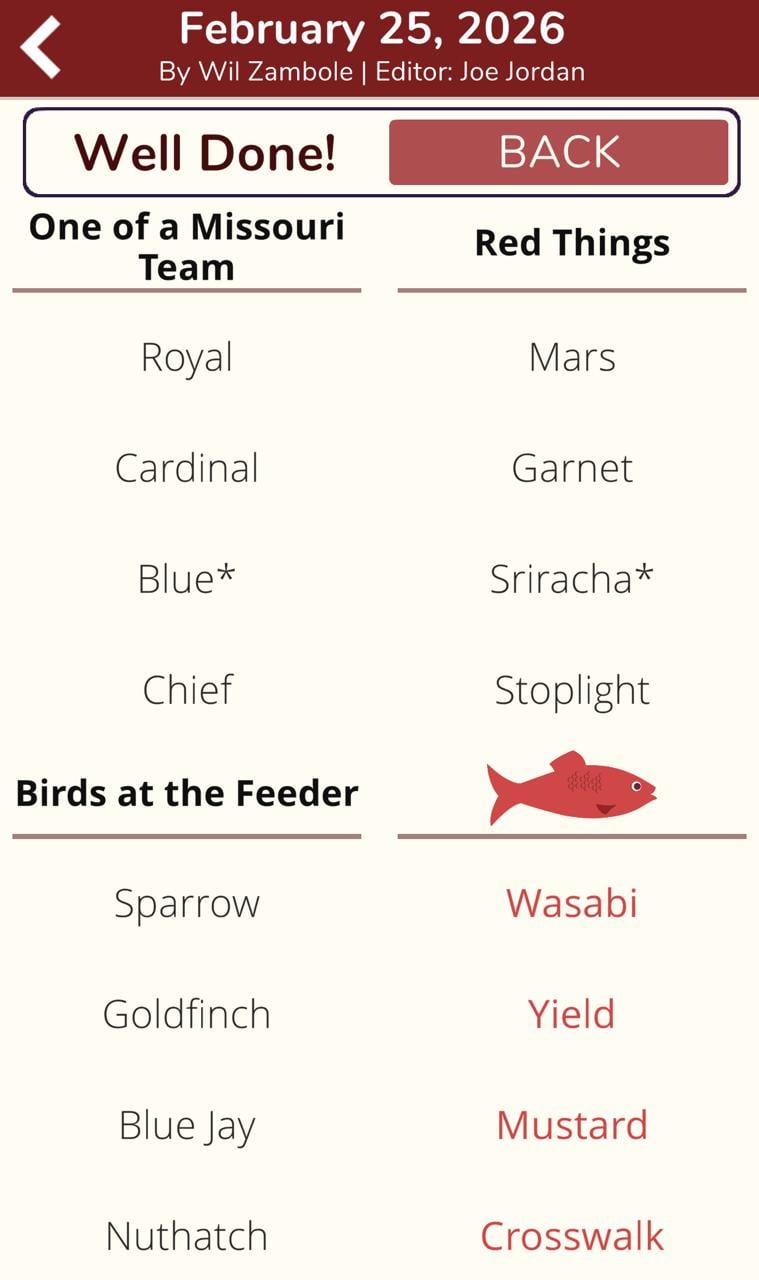 7 Little Words Red Herring February 25 2026