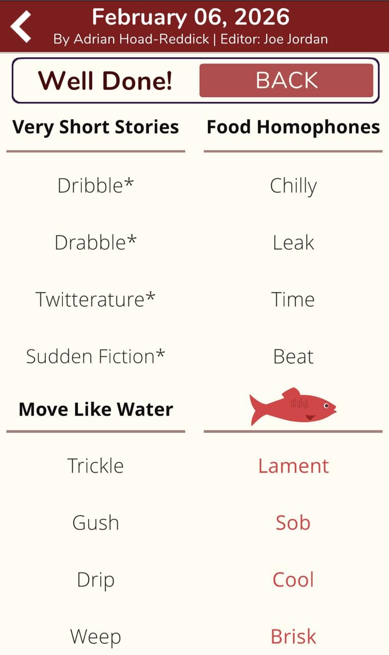 7 Little Words Red Herring February 6 2026