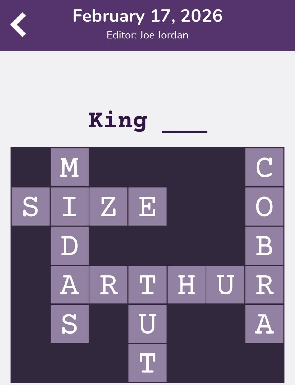 7 Little Words Tiny Little Crosswords February 17 2026