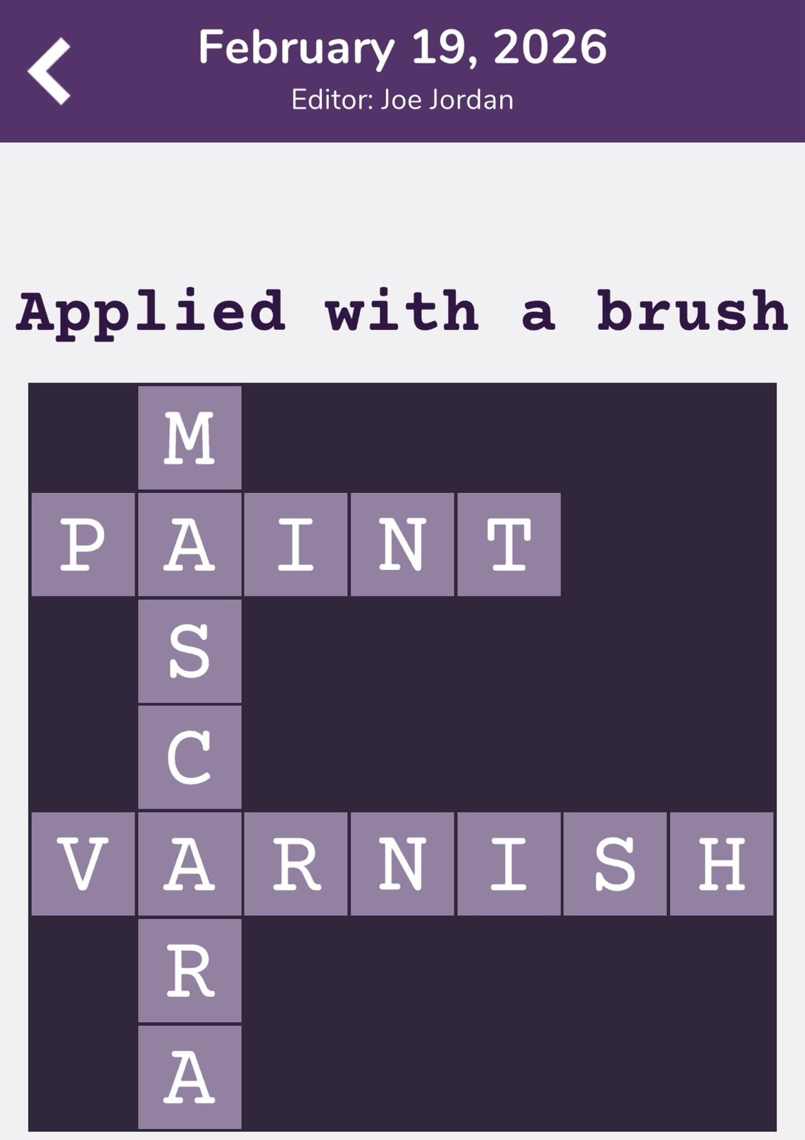 7 Little Words Tiny Little Crosswords February 19 2026