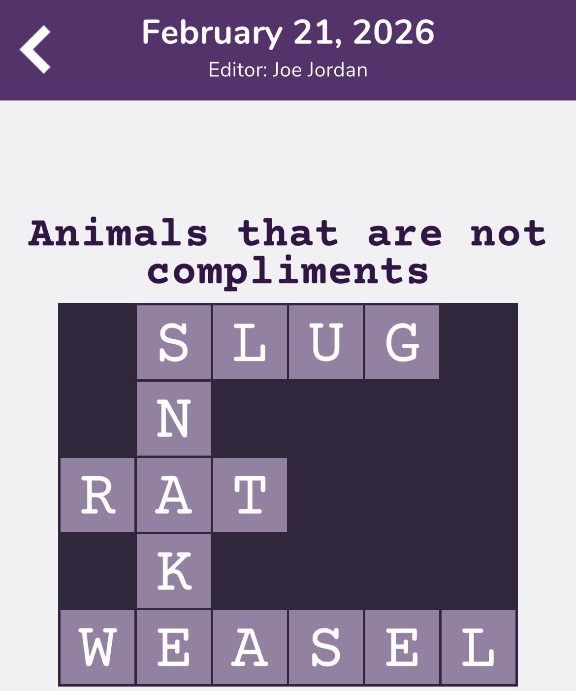7 Little Words Tiny Little Crosswords February 21 2026 7 Little Words Tiny Little Crosswords February 21 2026