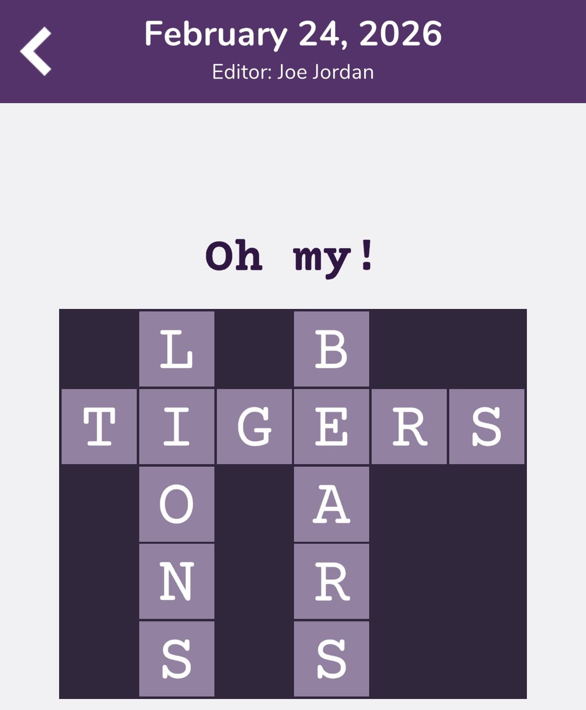 7 Little Words Tiny Little Crosswords February 24 2026 7 Little Words Tiny Little Crosswords February 24 2026
