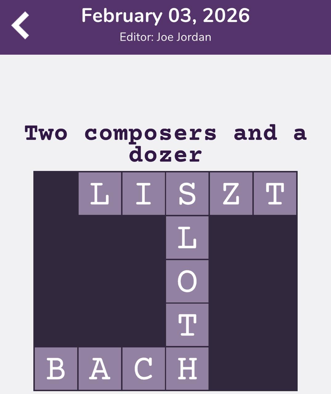 7 Little Words Tiny Little Crosswords February 3 2026