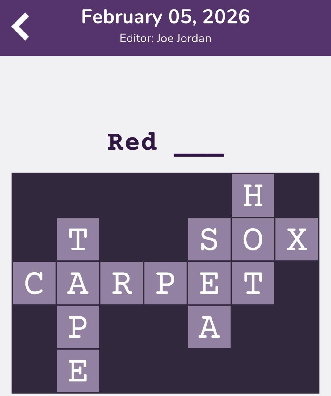7 Little Words Tiny Little Crosswords February 5 2026