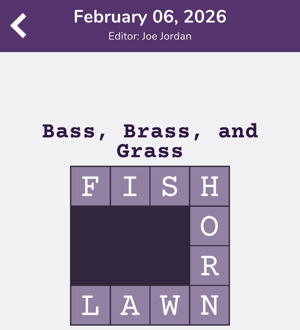 7 Little Words Tiny Little Crosswords February 6 2026