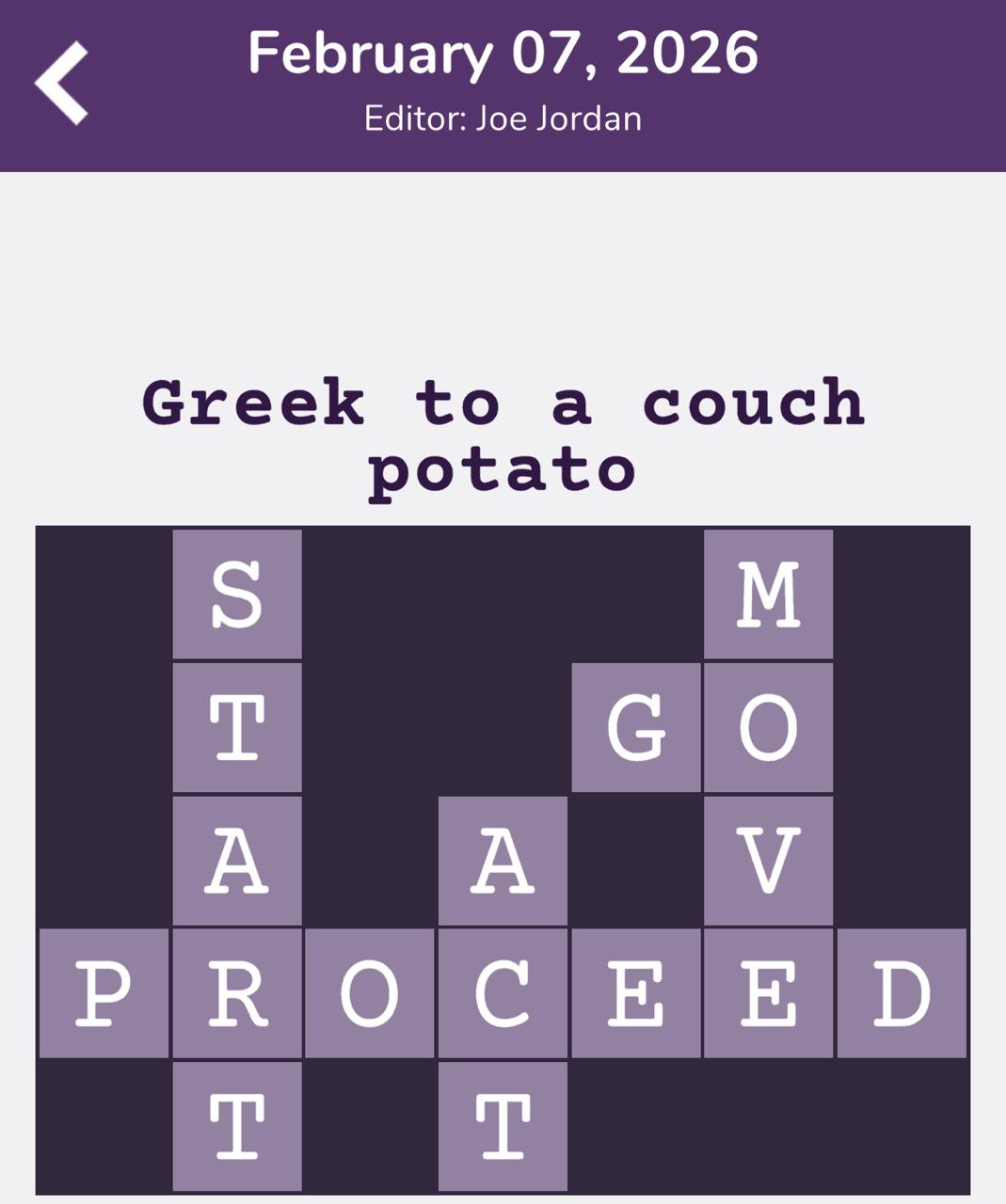 7 Little Words Tiny Little Crosswords February 7 2026