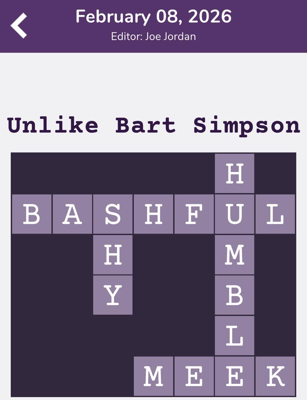 7 Little Words Tiny Little Crosswords February 8 2026