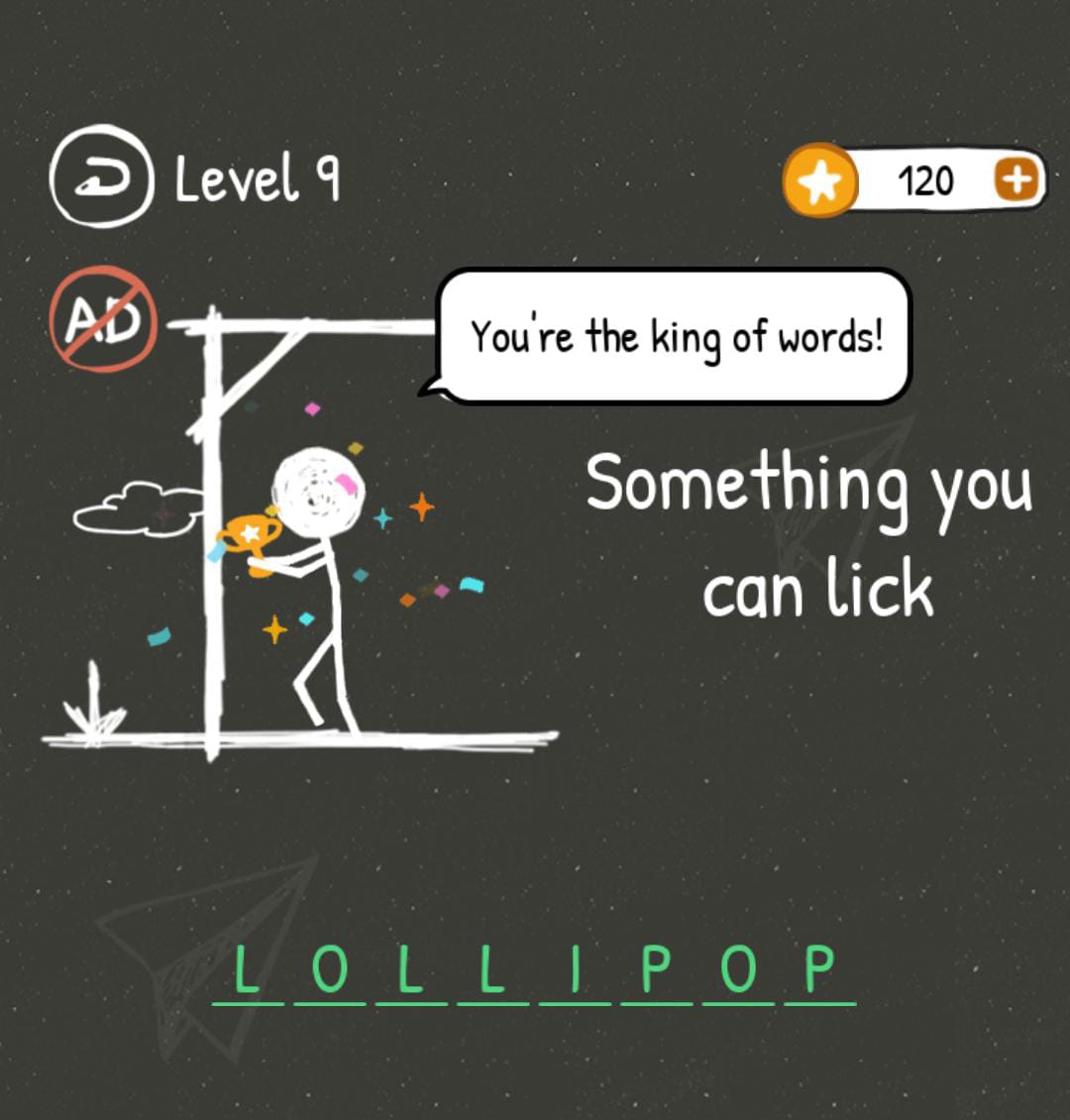 Hangman Words Level 9