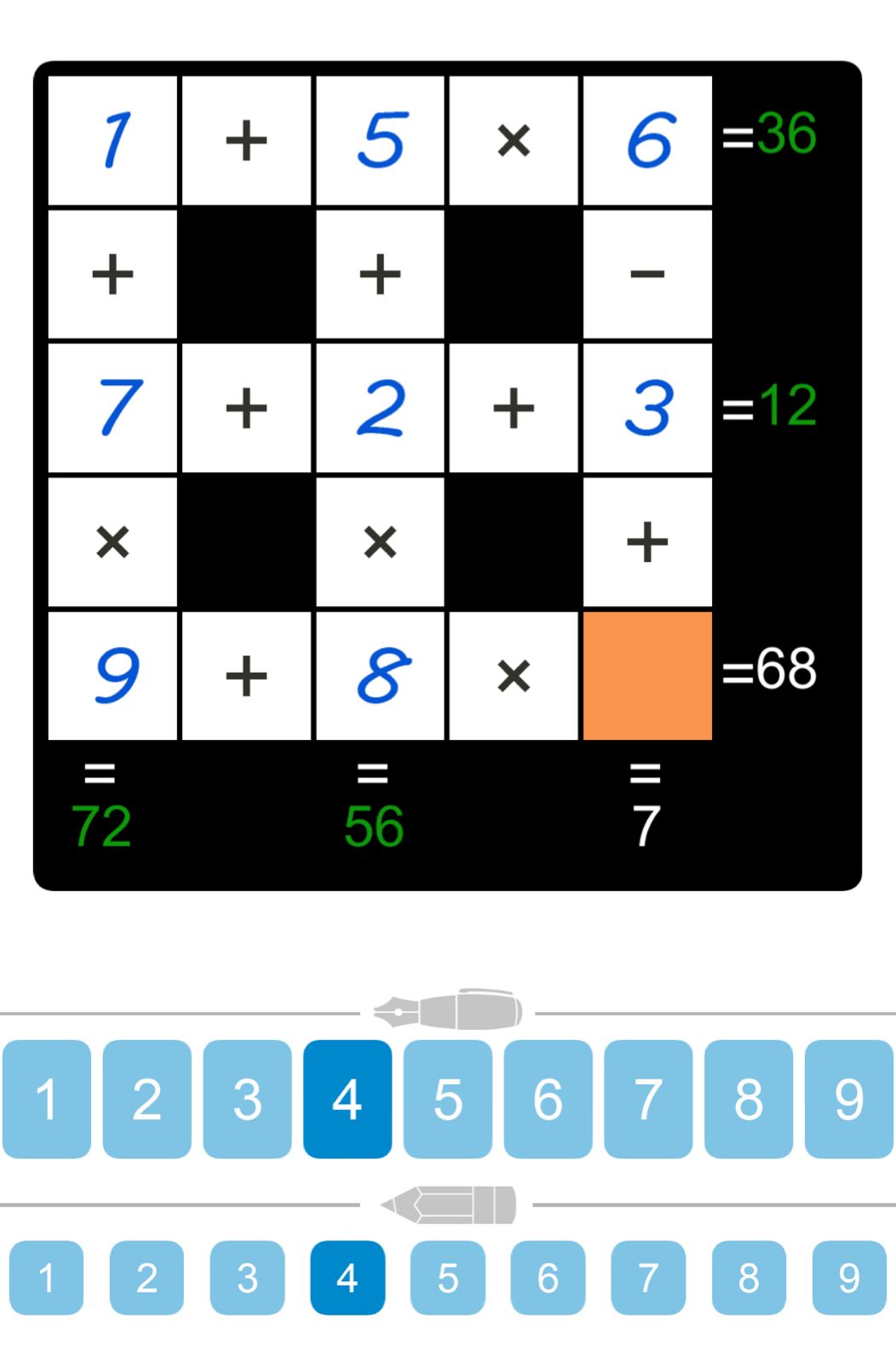 Puzzle Page Cross Sum February 4 2026 Puzzle Page Cross Sum February 4 2026
