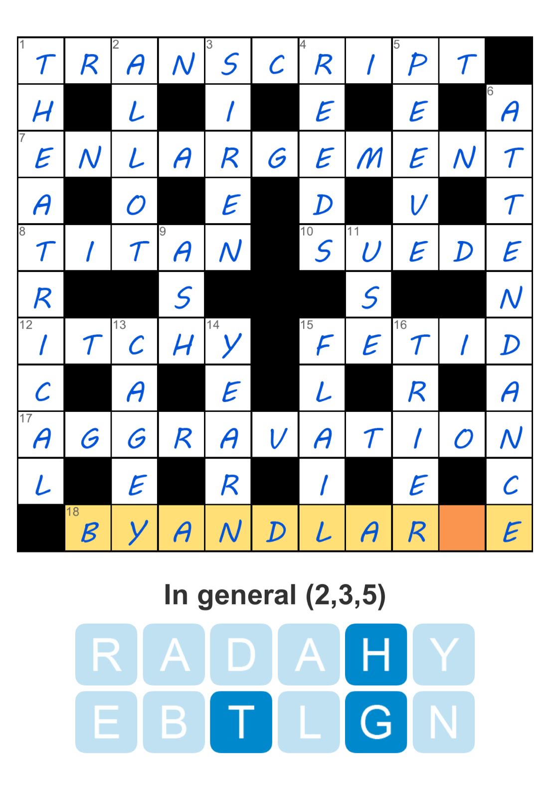 Puzzle Page Crossword February 13 2026
