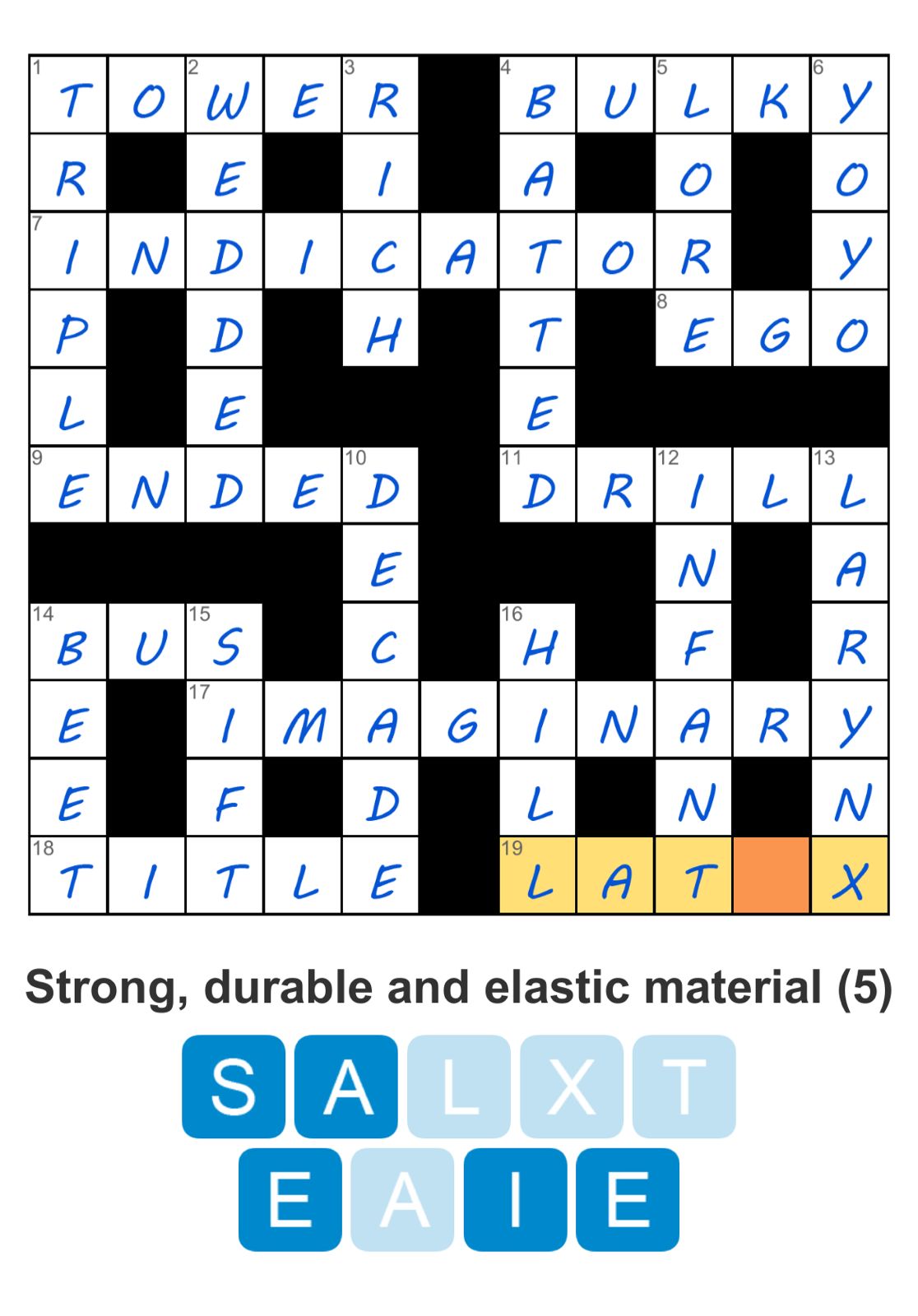 Puzzle Page Crossword February 16 2026