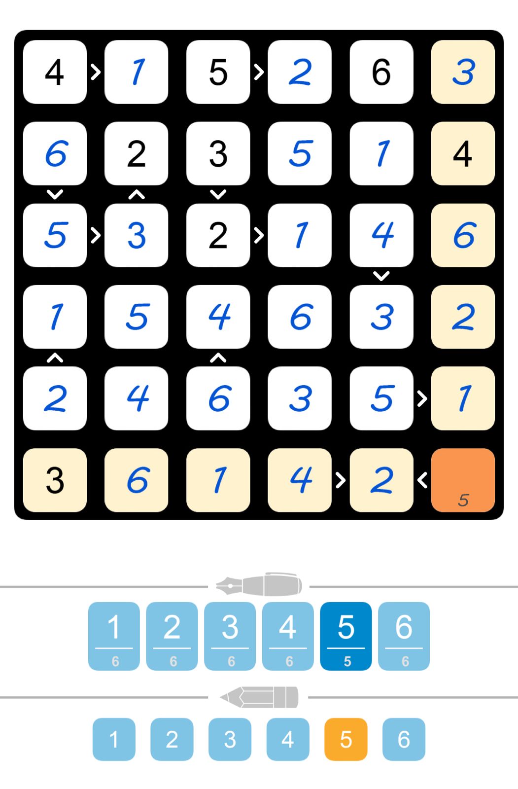 Puzzle Page Futoshiki February 7 2026