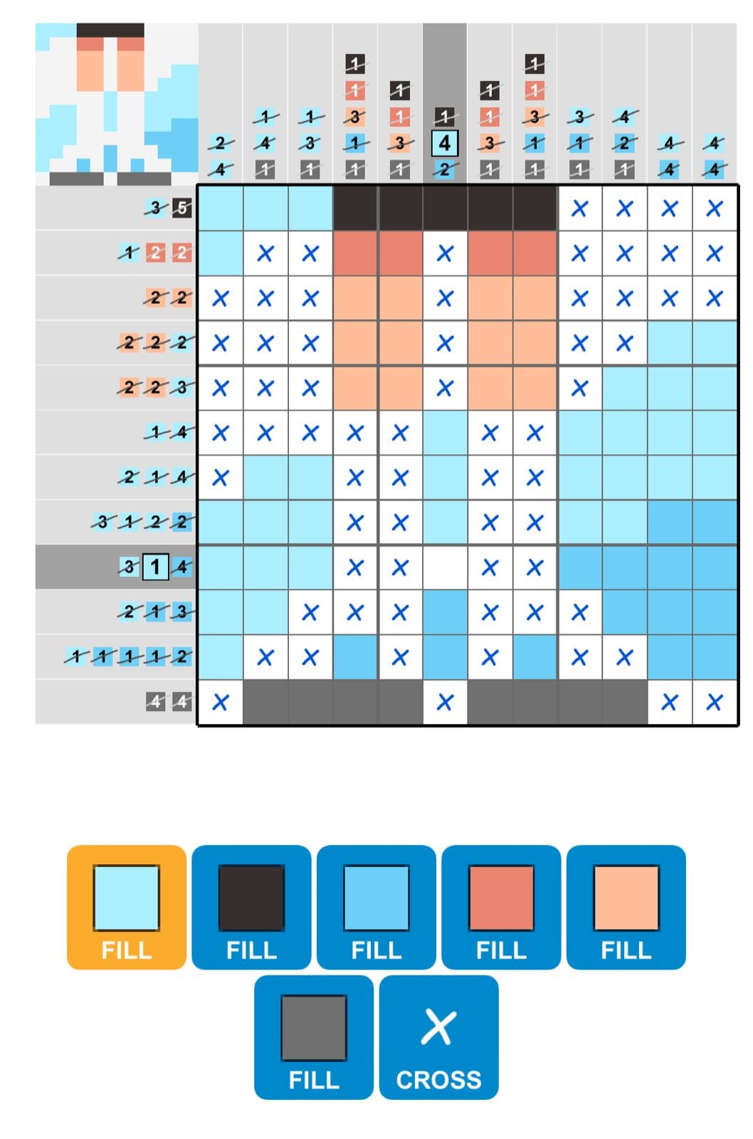 Puzzle Page Picture Cross February 26 2026 Puzzle Page Picture Cross February 26 2026