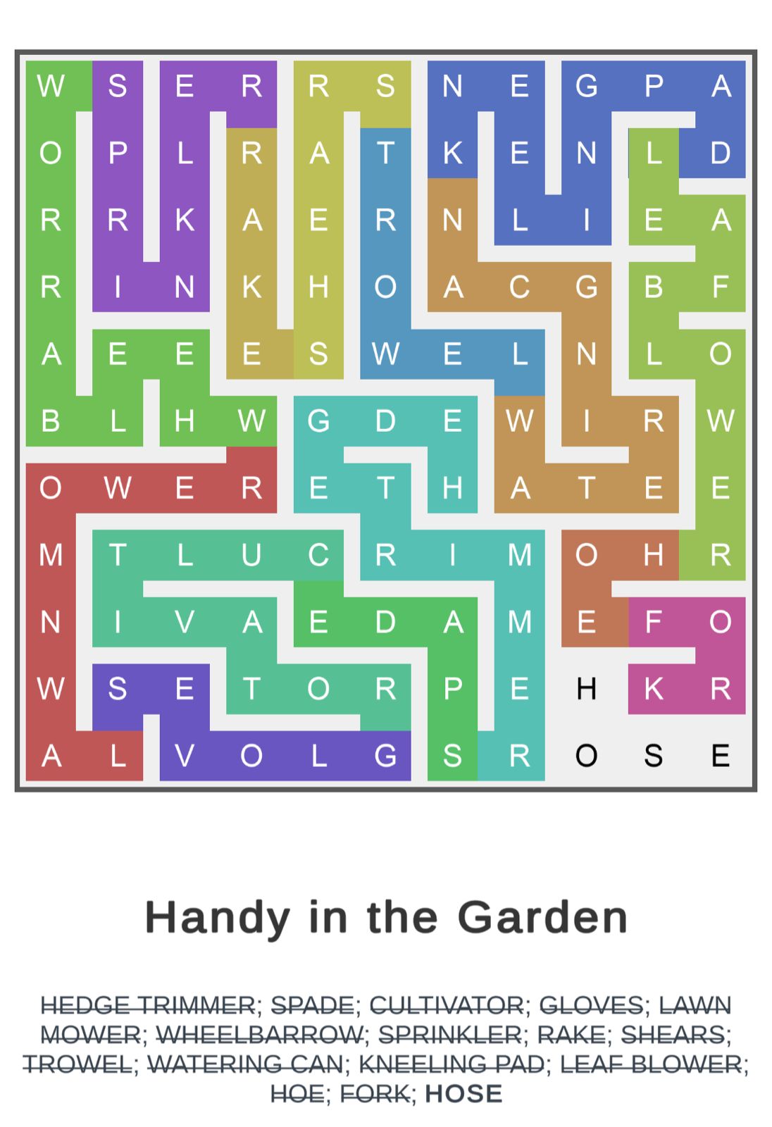 Puzzle Page Word Snake February 21 2026 Puzzle Page Word Snake February 21 2026