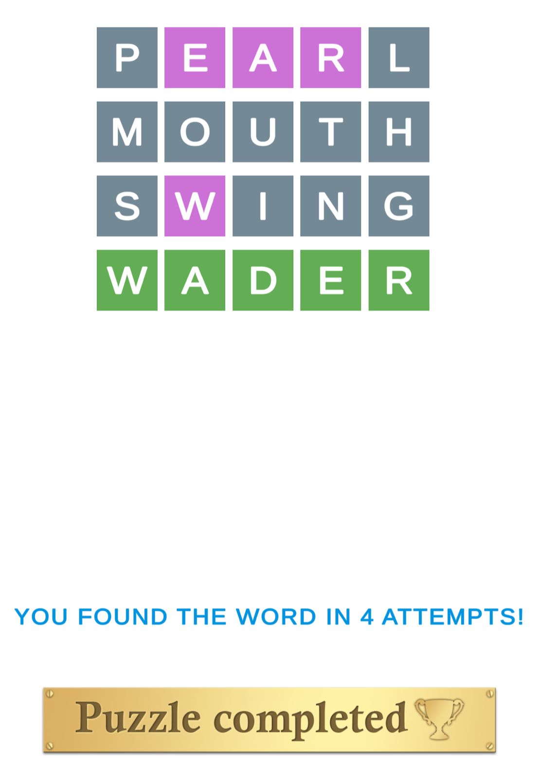 Puzzle Page Wordy February 13 2026