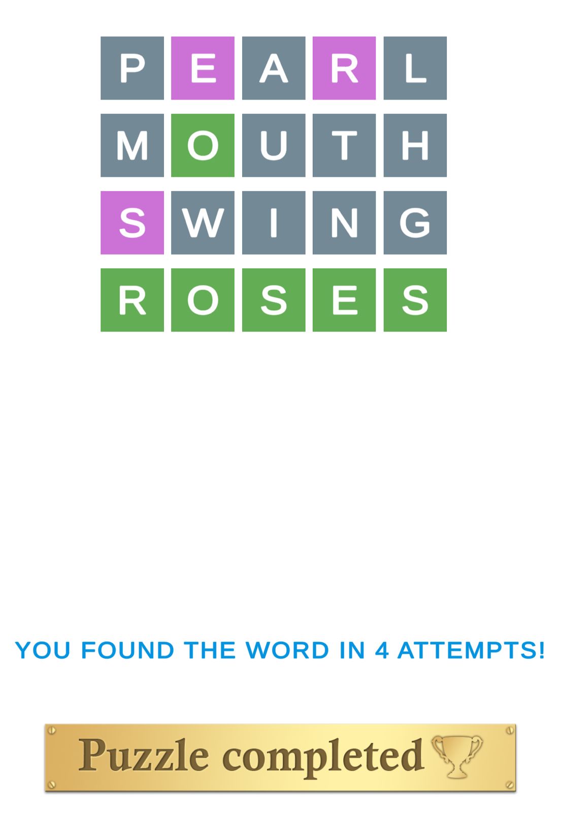 Puzzle Page Wordy February 14 2026