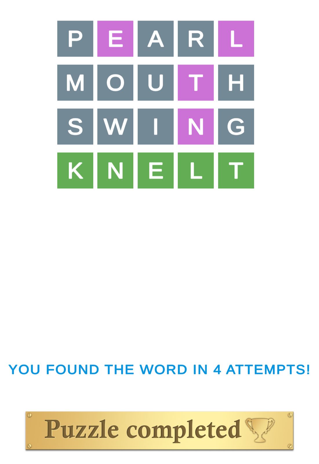 Puzzle Page Wordy February 15 2026