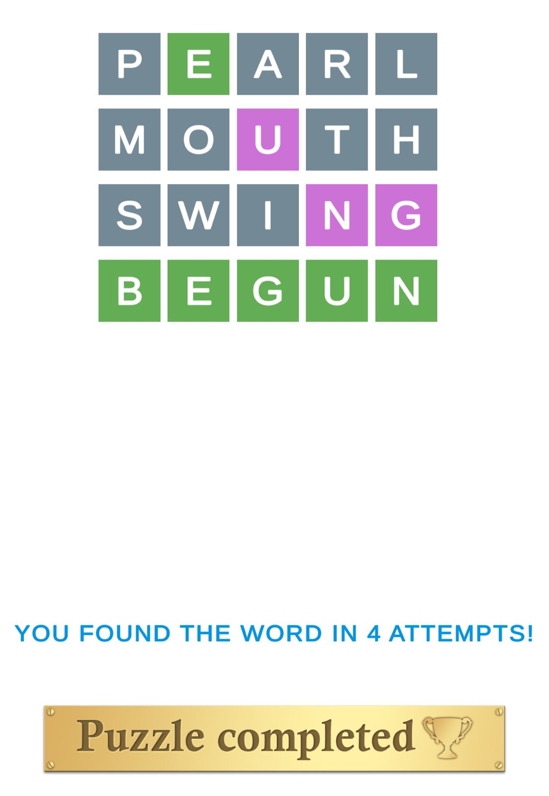 Puzzle Page Wordy February 22 2026