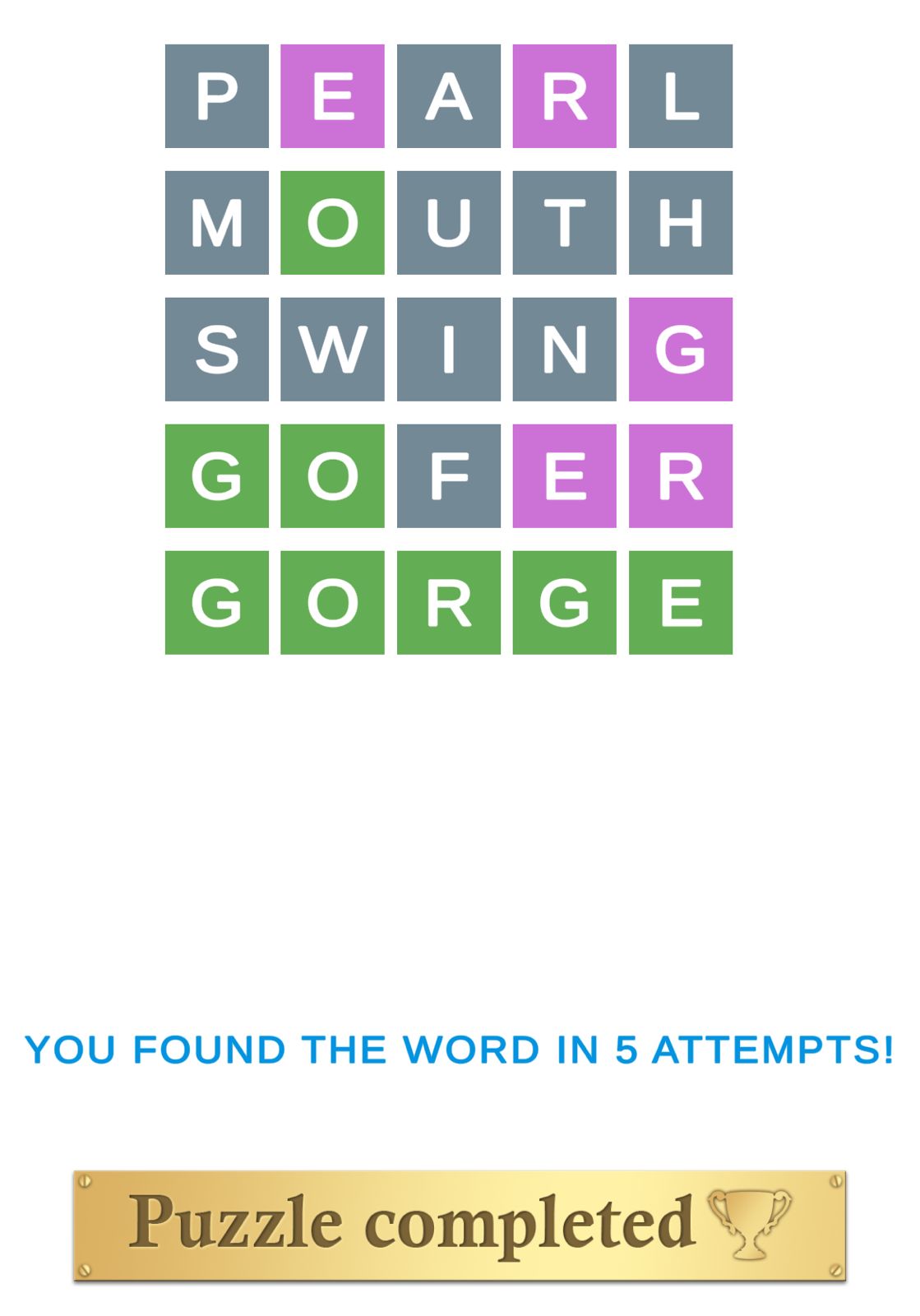 Puzzle Page Wordy February 23 2026