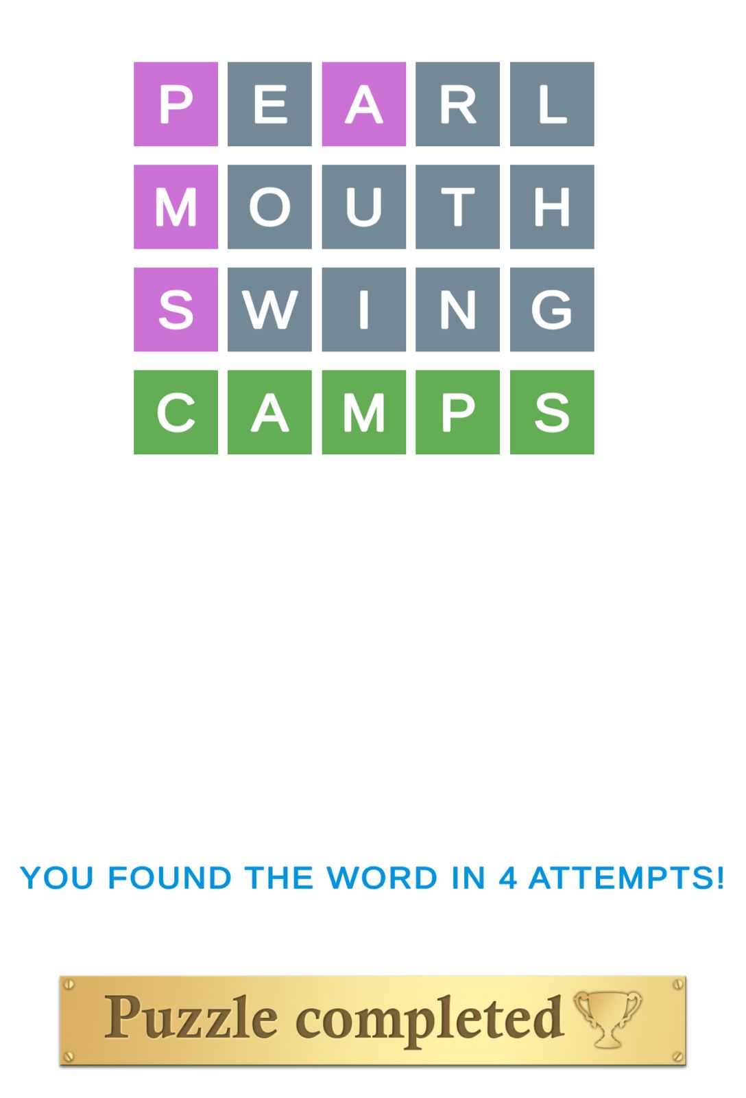 Puzzle Page Wordy February 27 2026