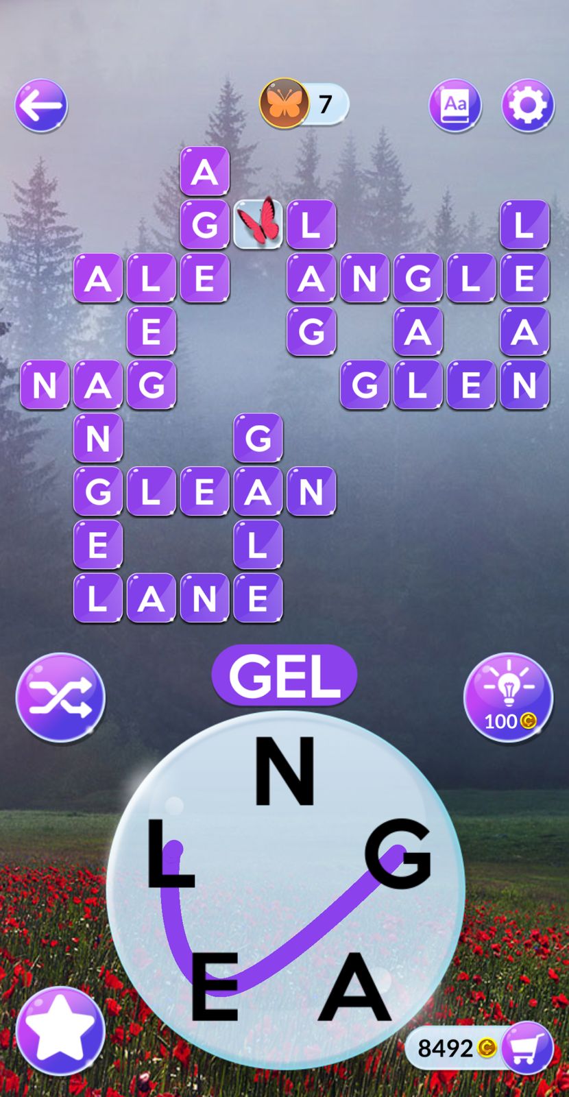 Wordscapes In Bloom Daily February 12 2026