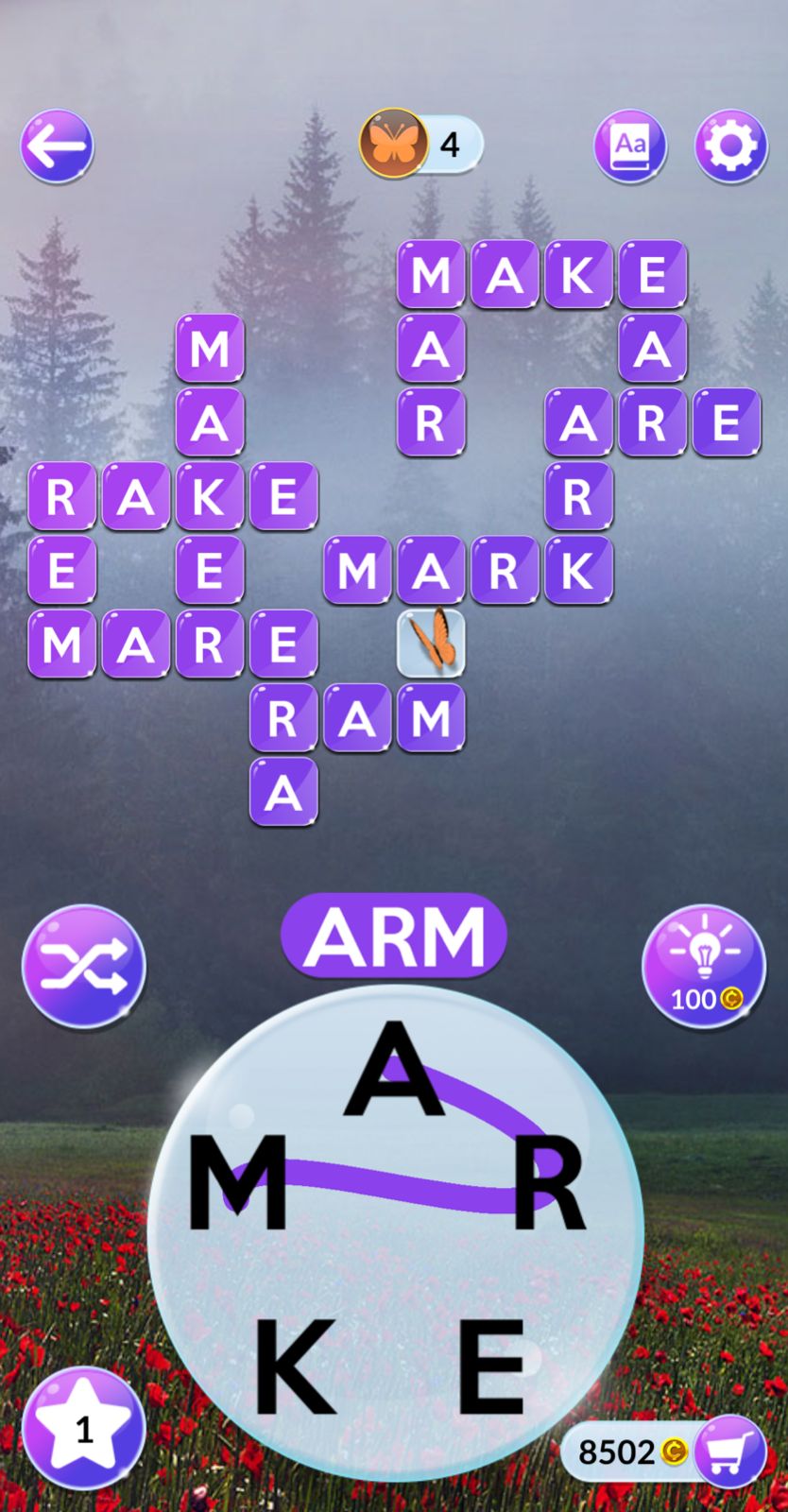 Wordscapes In Bloom Daily February 13 2026